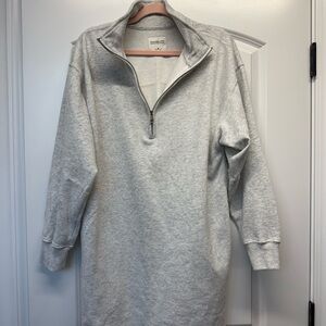 Abercrombie & Fitch Oversized Fleece Sweater Dress